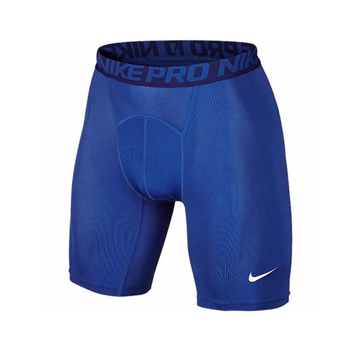 nike compression shorts blue