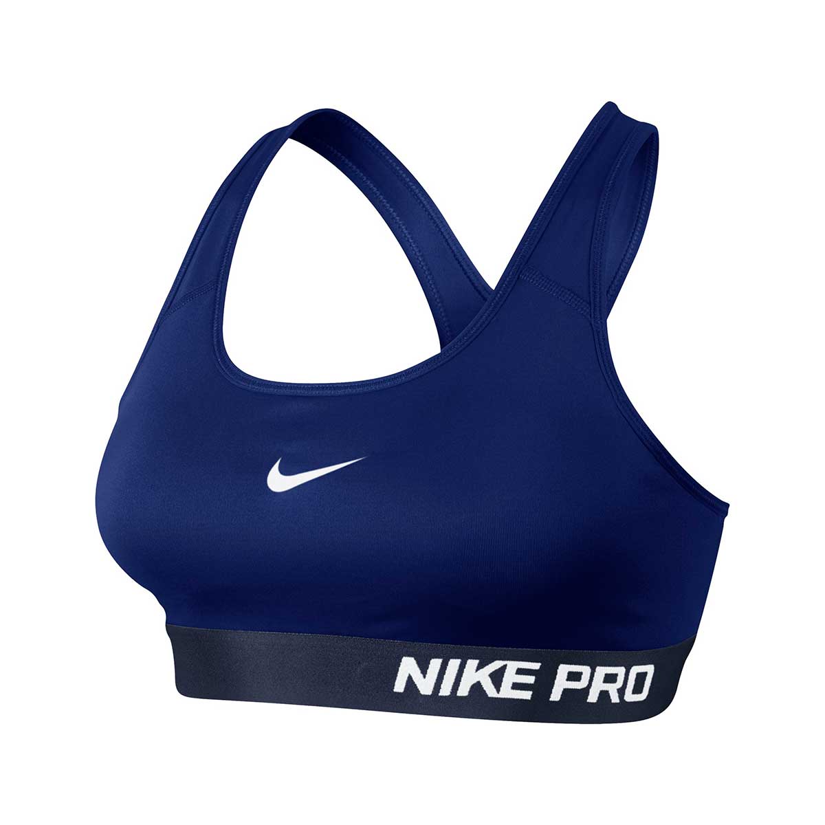 navy blue sports bra nike