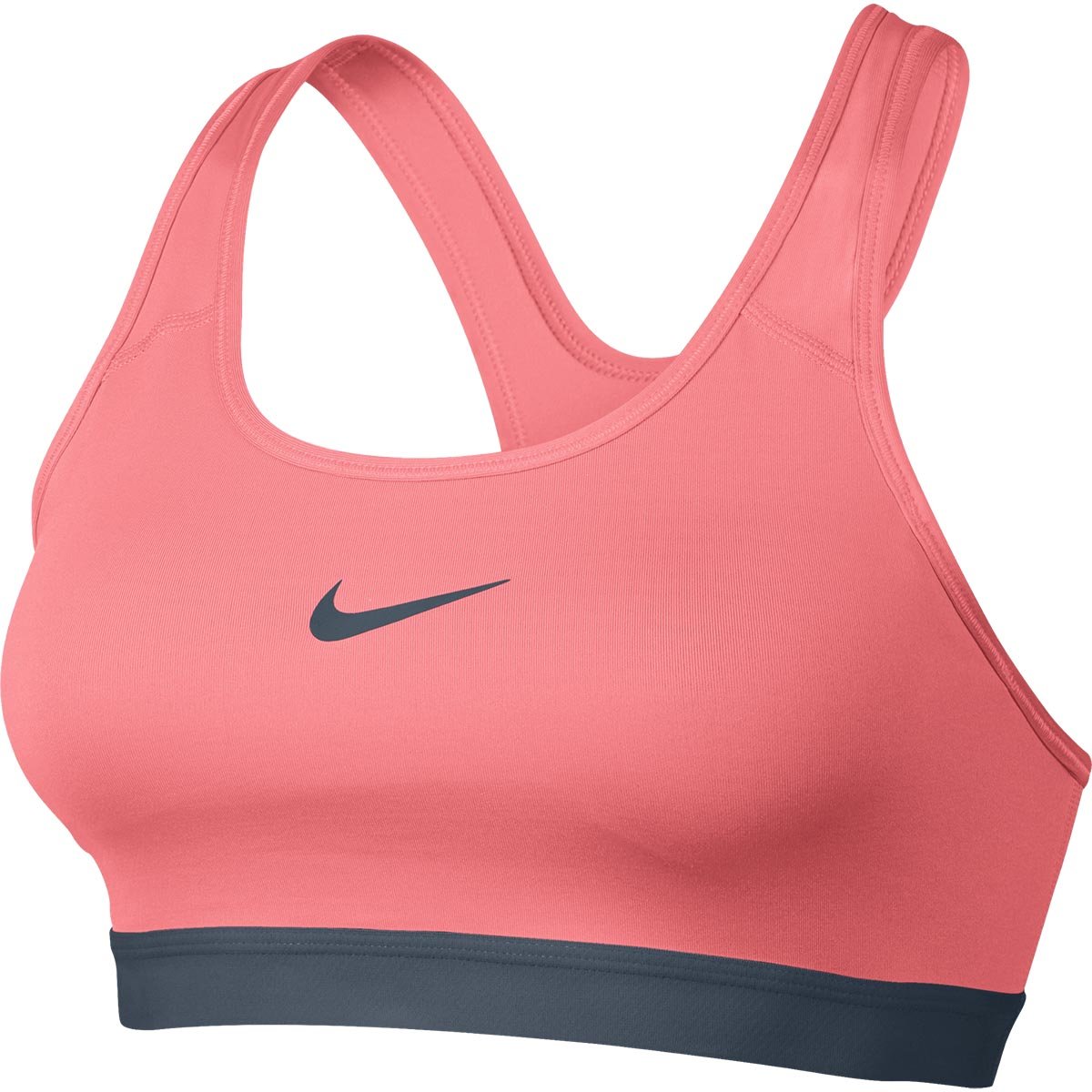 neon pink sports bra