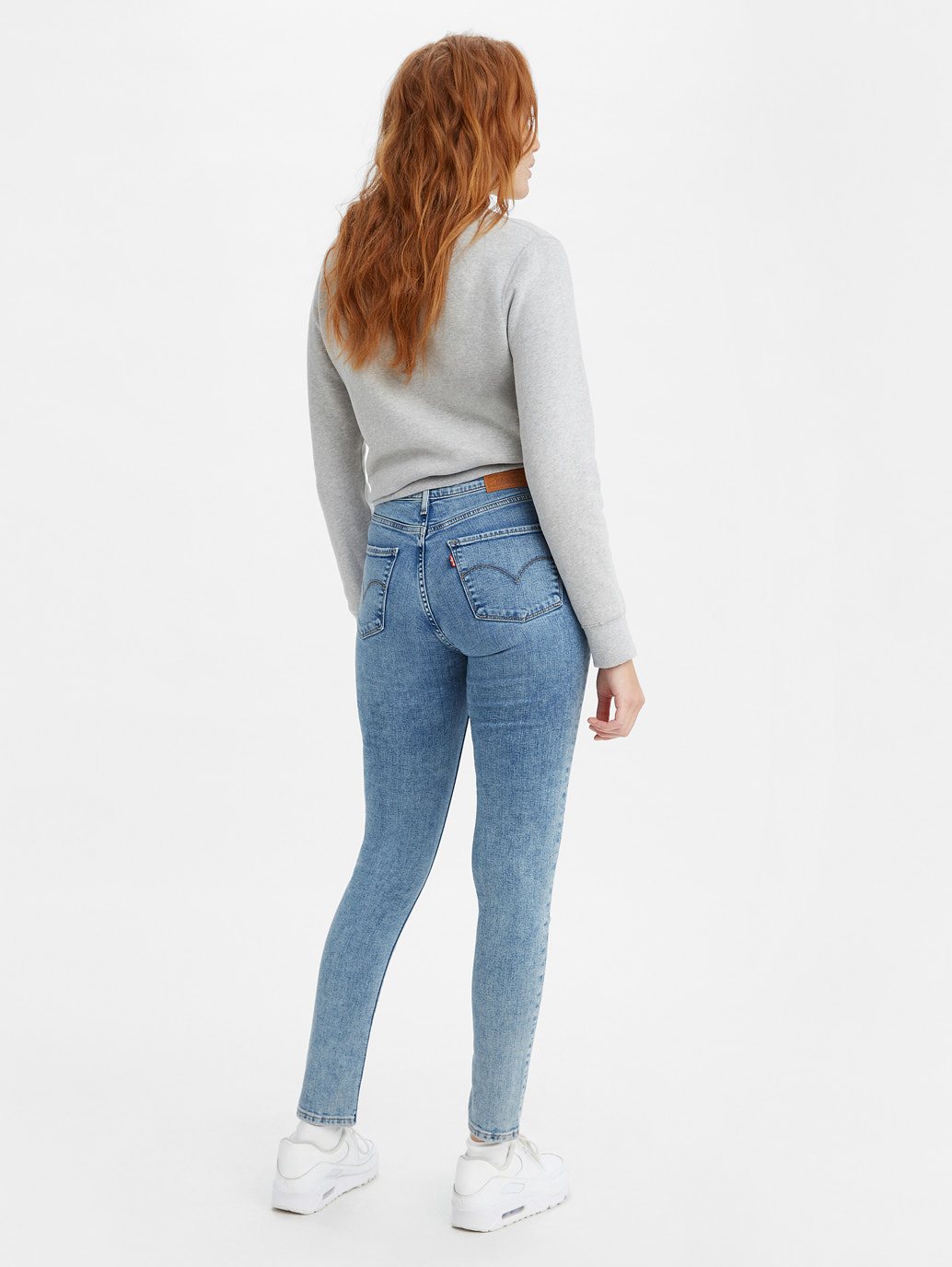 skinny fit high rise levi's 721 jeans