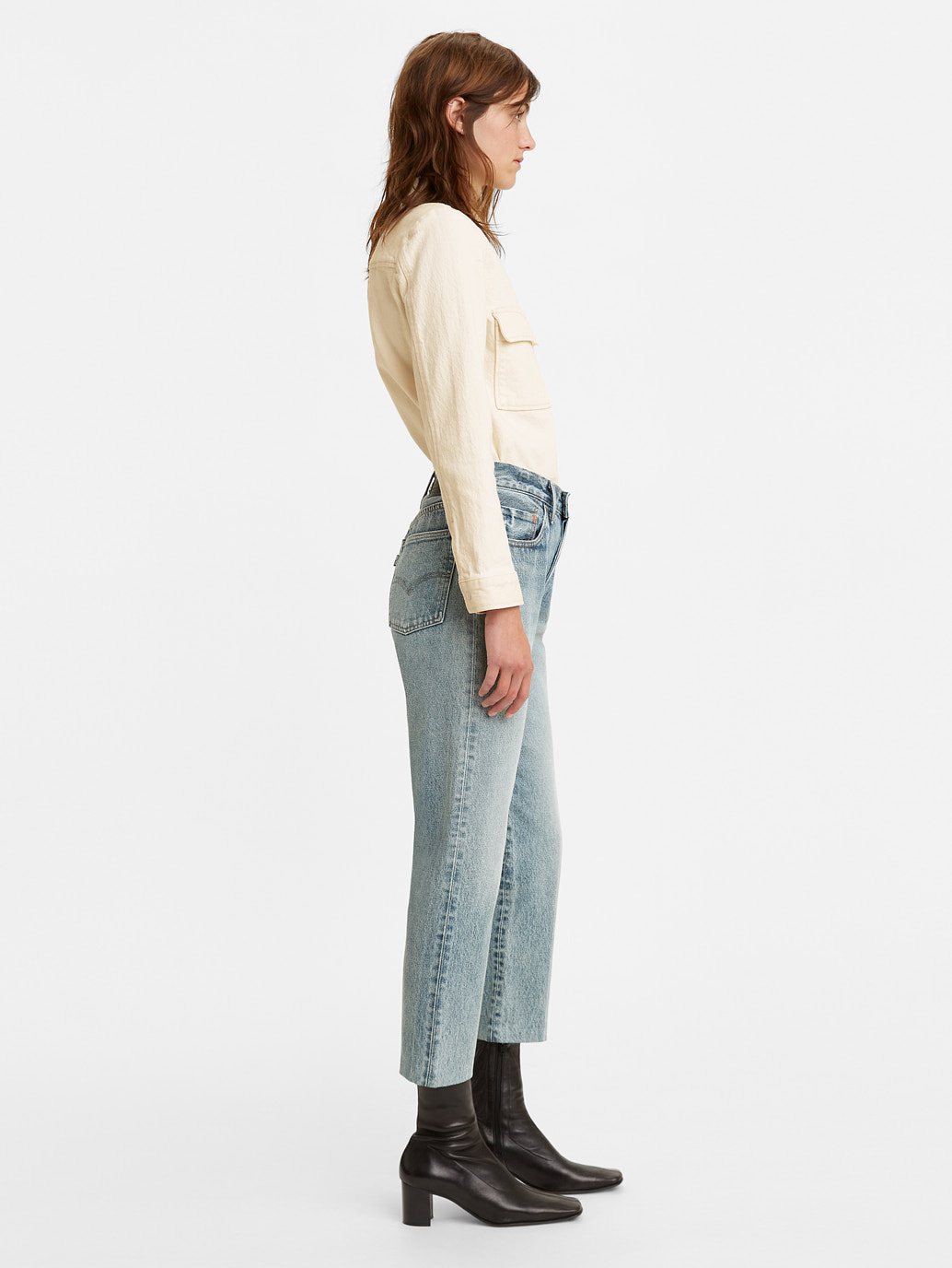 Buy Levi's® Made & Crafted® Women's 501® Original Selvedge Cropped Jeans | Levi's® HK Official