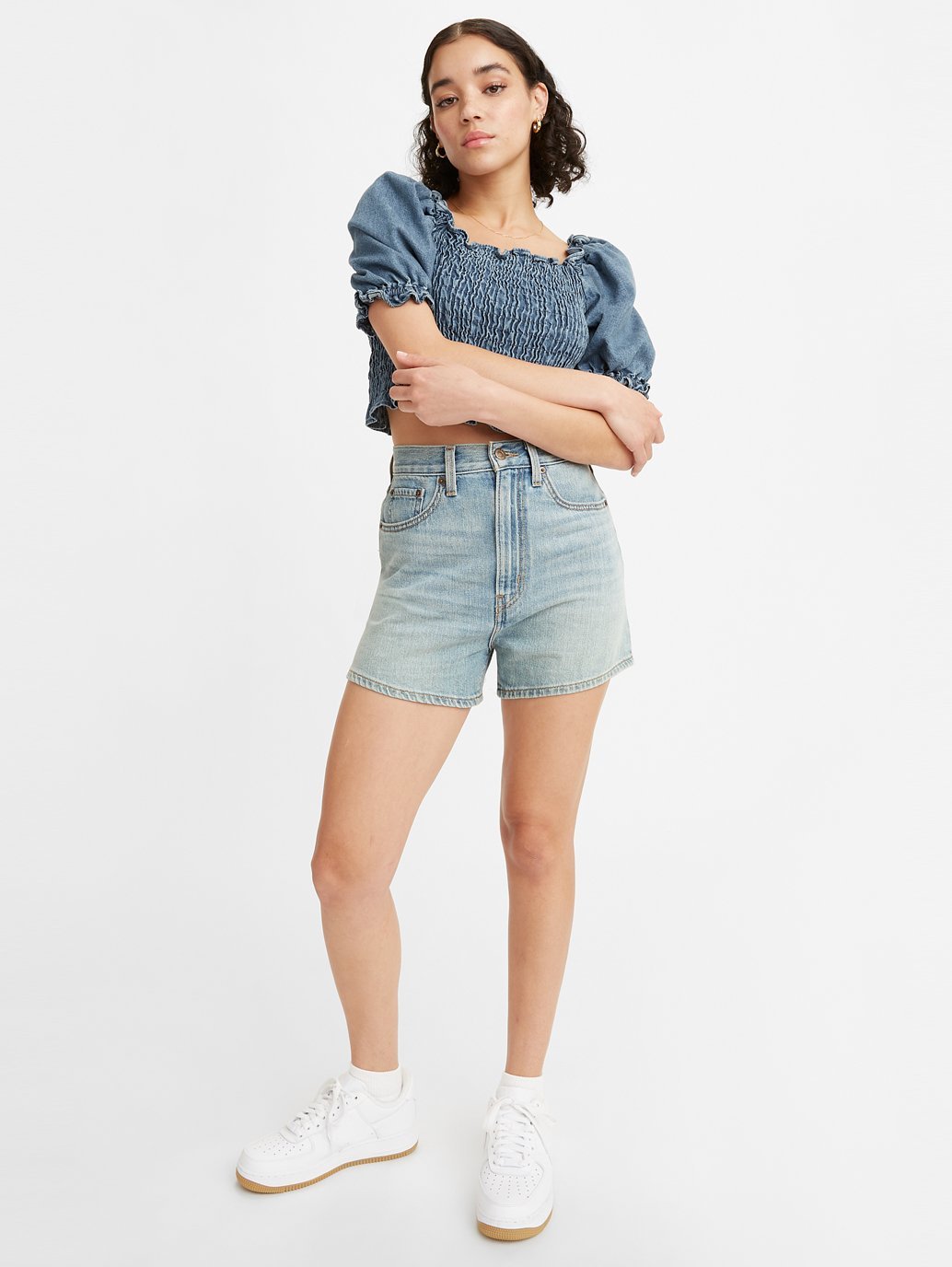 levis high loose womens shorts