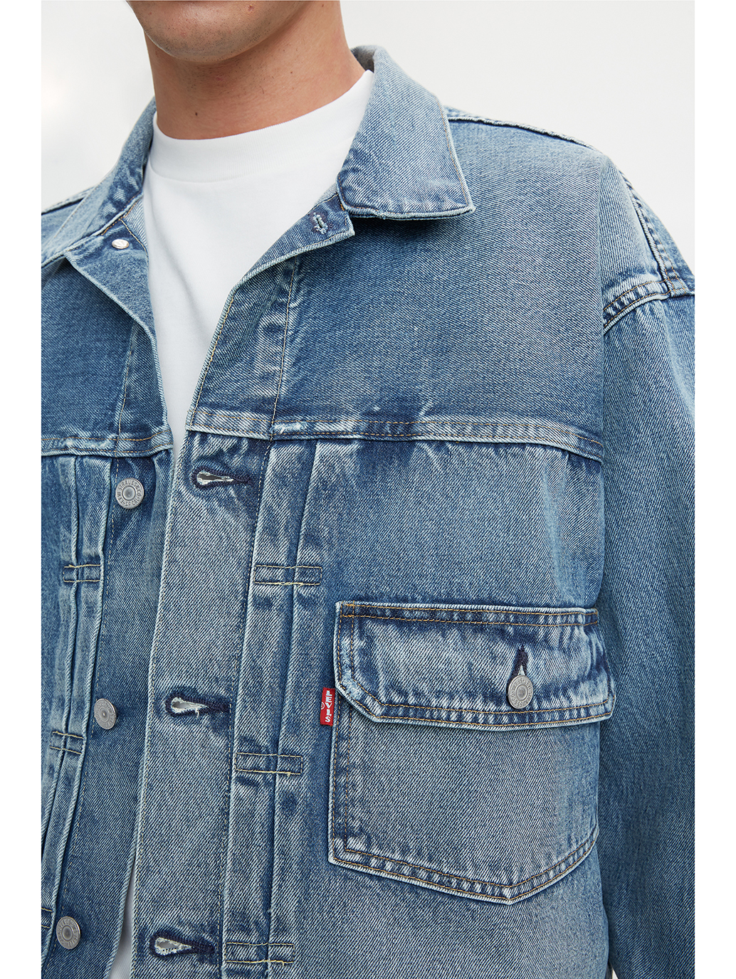 Levi's(R)× BEAMS / 別注 Super Wide Trucker - burnet.com.ar