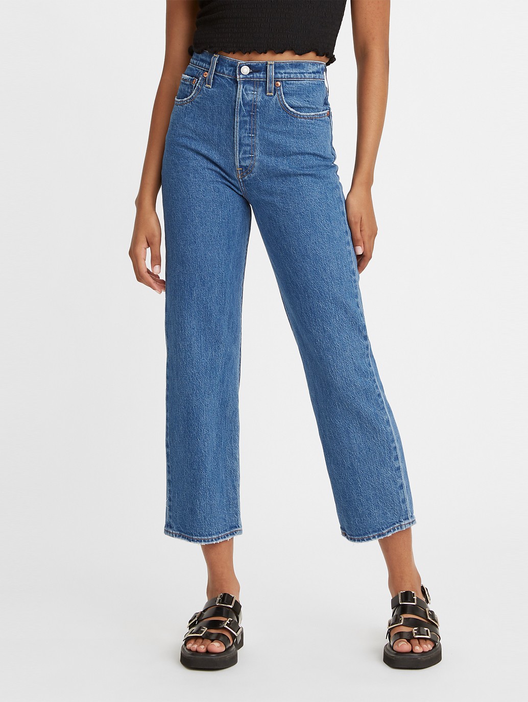 Buy Levi's® Women's Ribcage Straight Ankle Jeans | Levi's® Official Online  Store SG