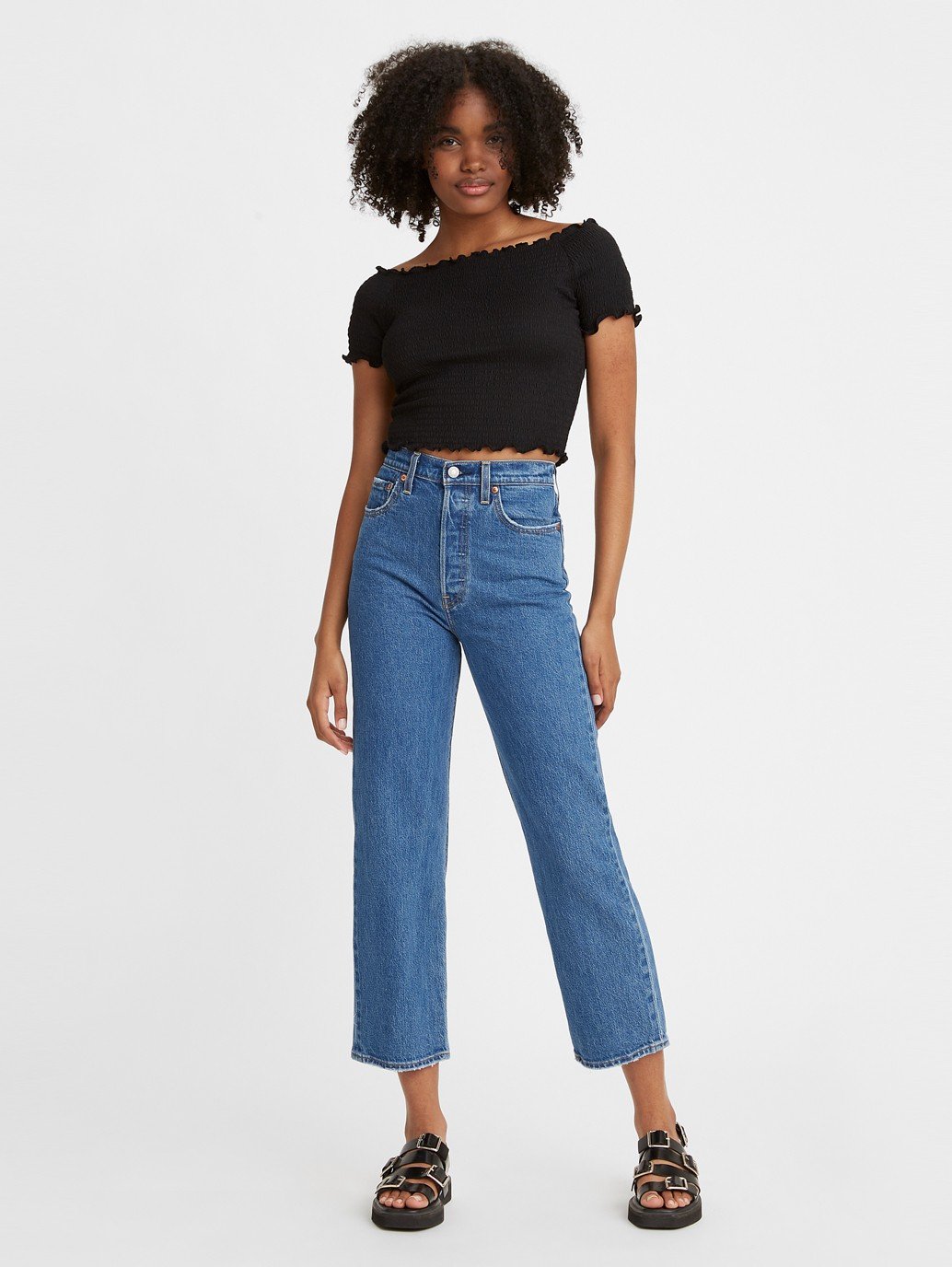 Introducir 55+ imagen levi’s straight ankle women’s jeans