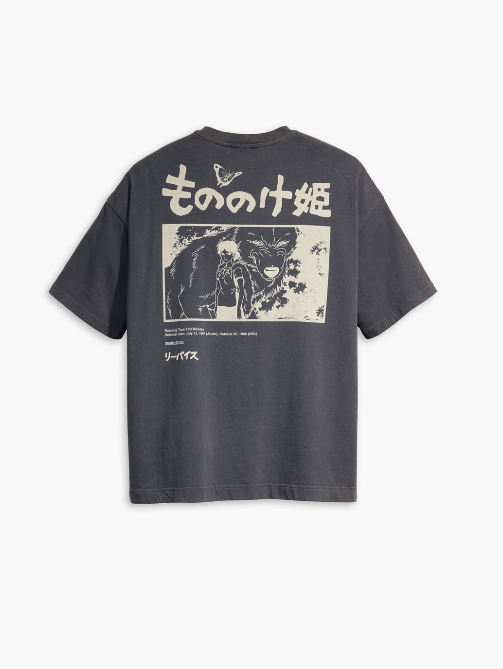 SAN ＆ WOLF WOMEN'S TEE リーバイス もののけ姫 XS - Tシャツ