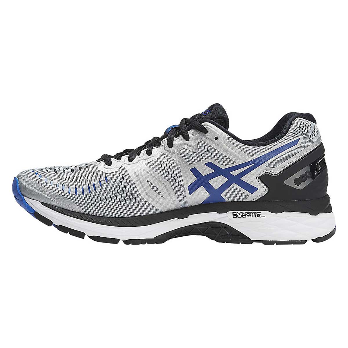 Buy Asics Gel-Kayano 23 (2E) Running Shoes (Silver/Imperial) Online