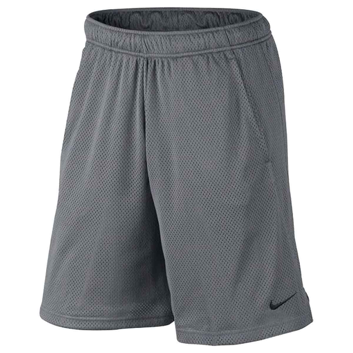 Buy Nike Dri-Fit Mesh Training Shorts (Grey) Online India|Nike Men Clothing