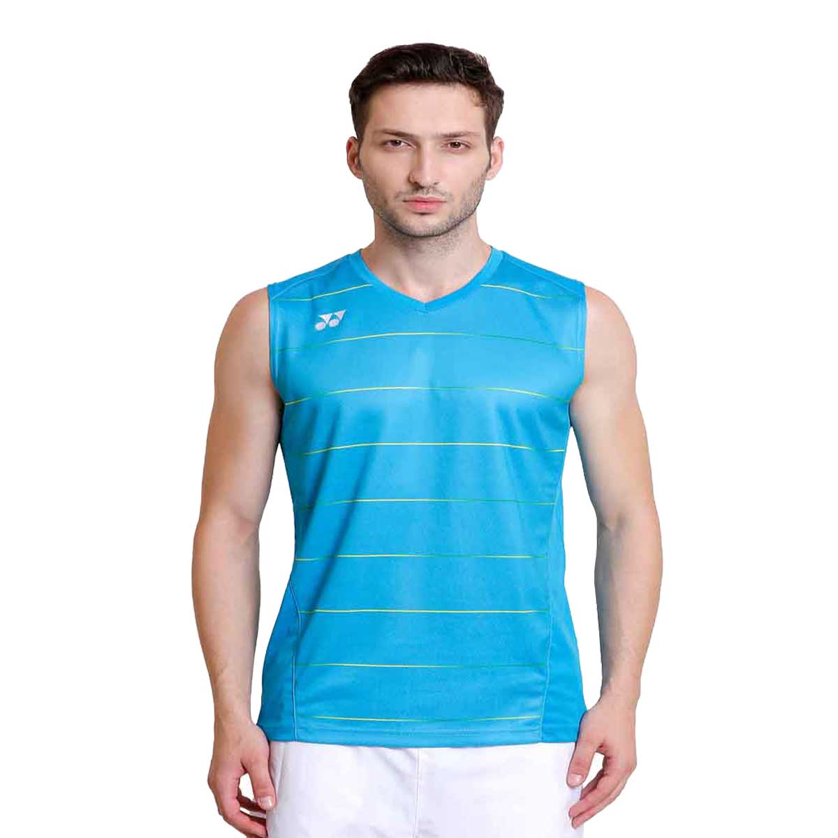 Buy Yonex Mens Sleeveless T-Shirt online India
