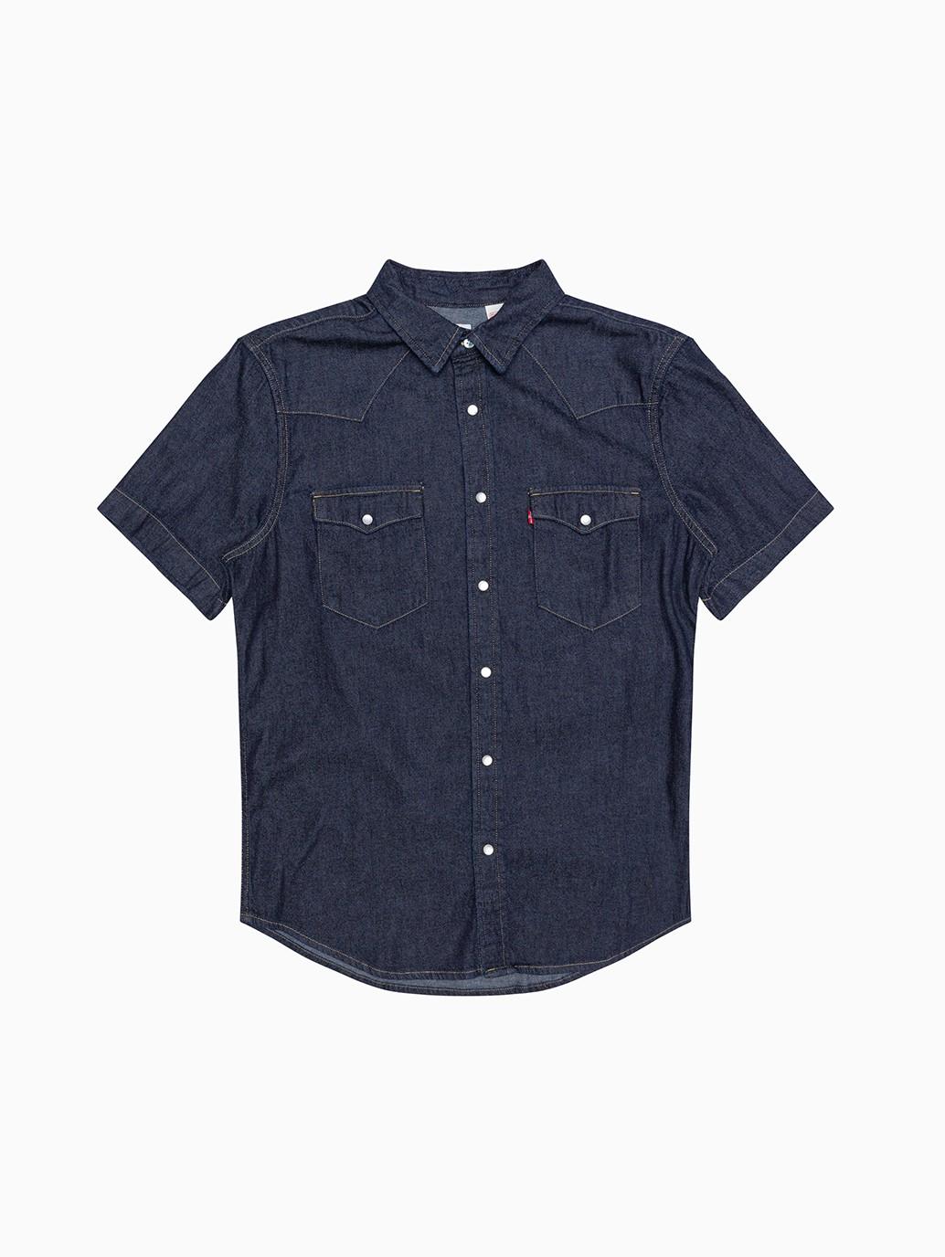 levi's short sleeve western shirt