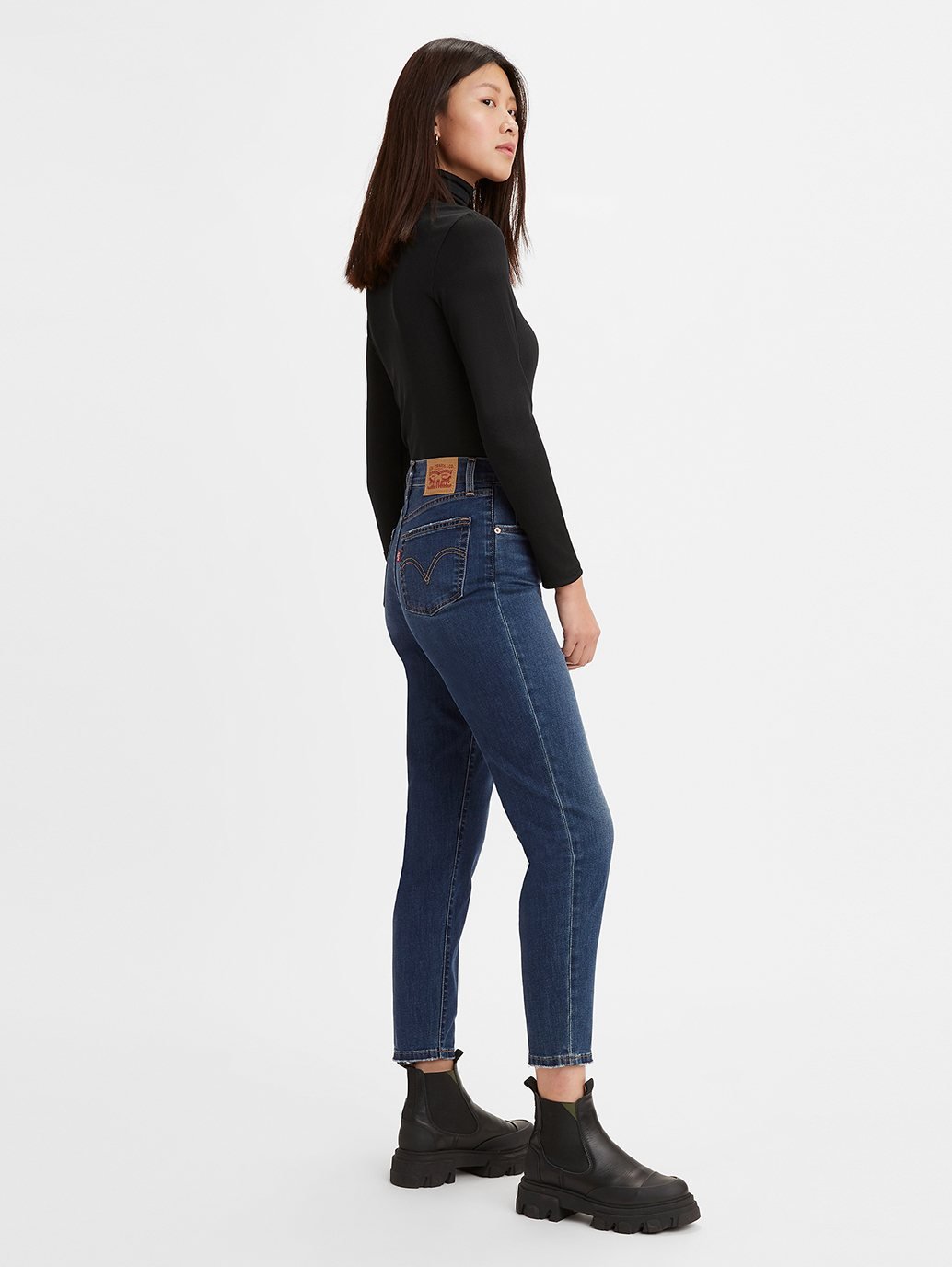 levi 501 high waisted boyfriend jeans