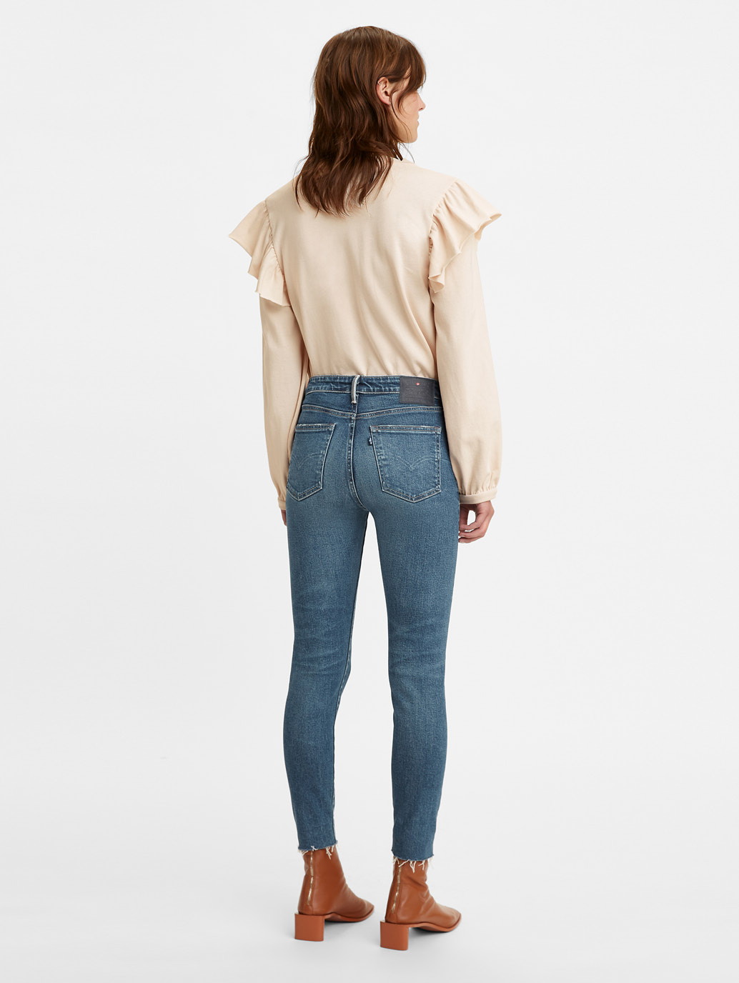 levi's light acid wash skinny jeans