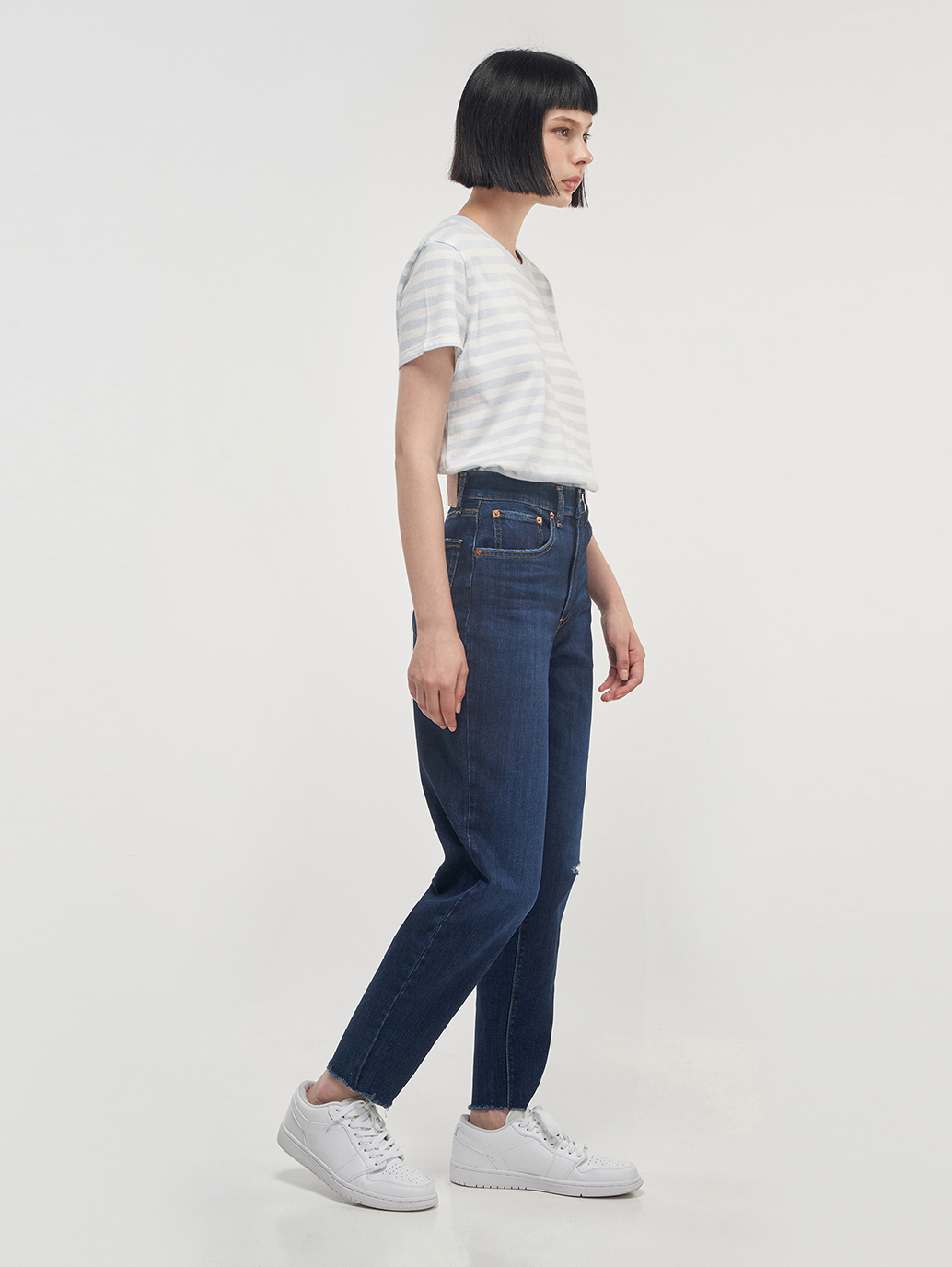 levi's cropped high waist